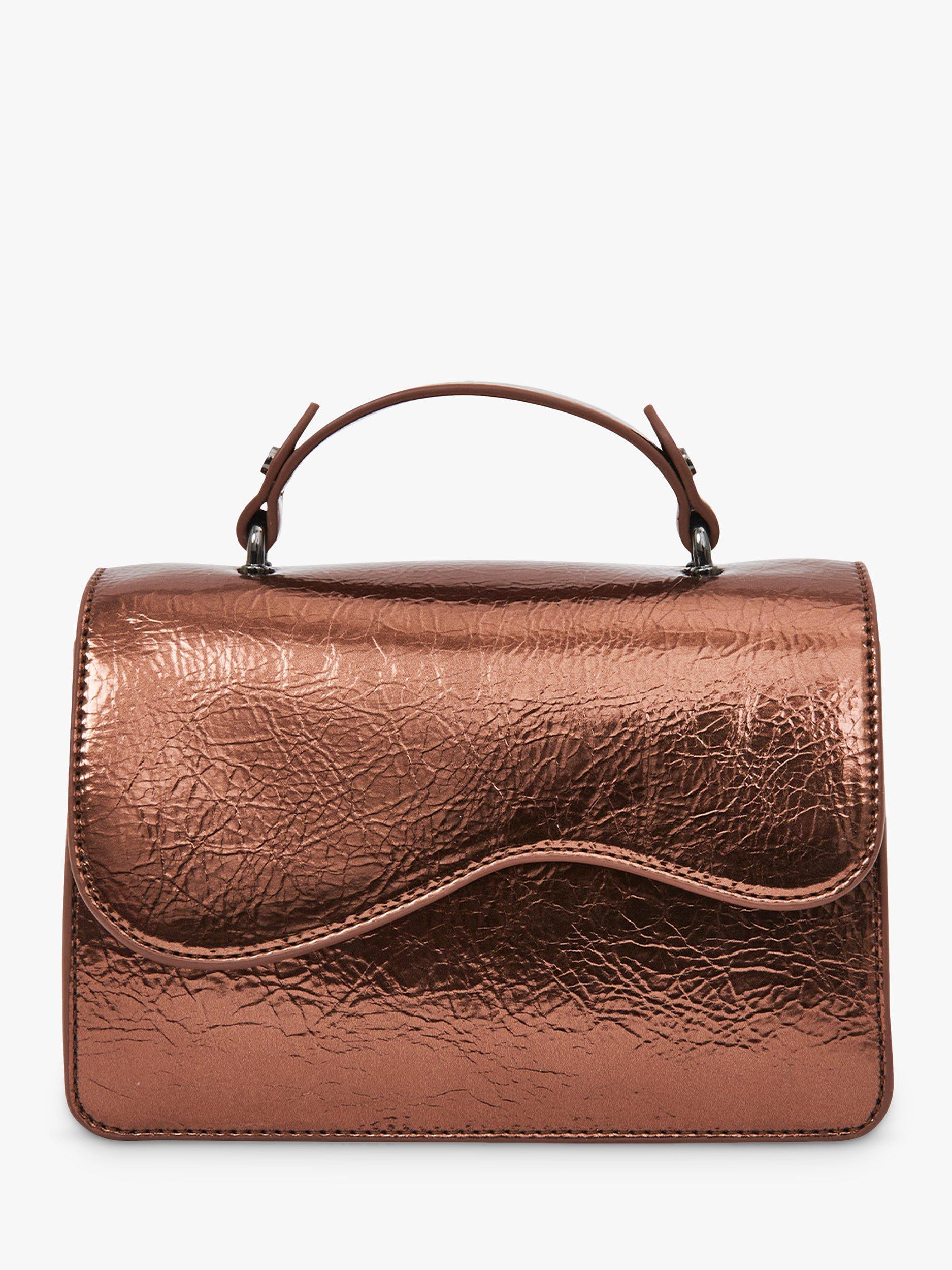 HVISK Crane Mini Cross Body Bag, Sheeny Brown