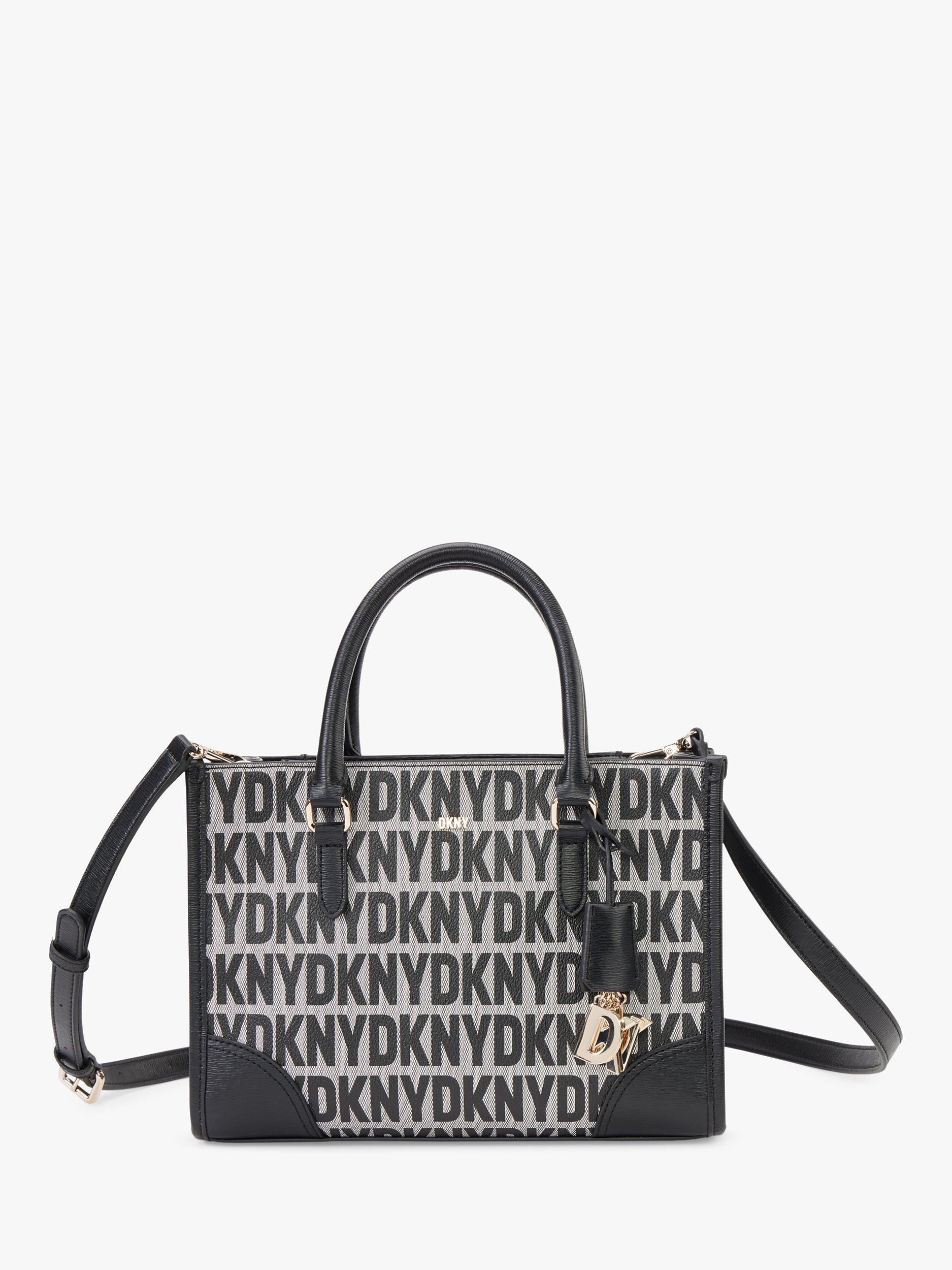 DKNY Perri Box Satchel Bag, Black