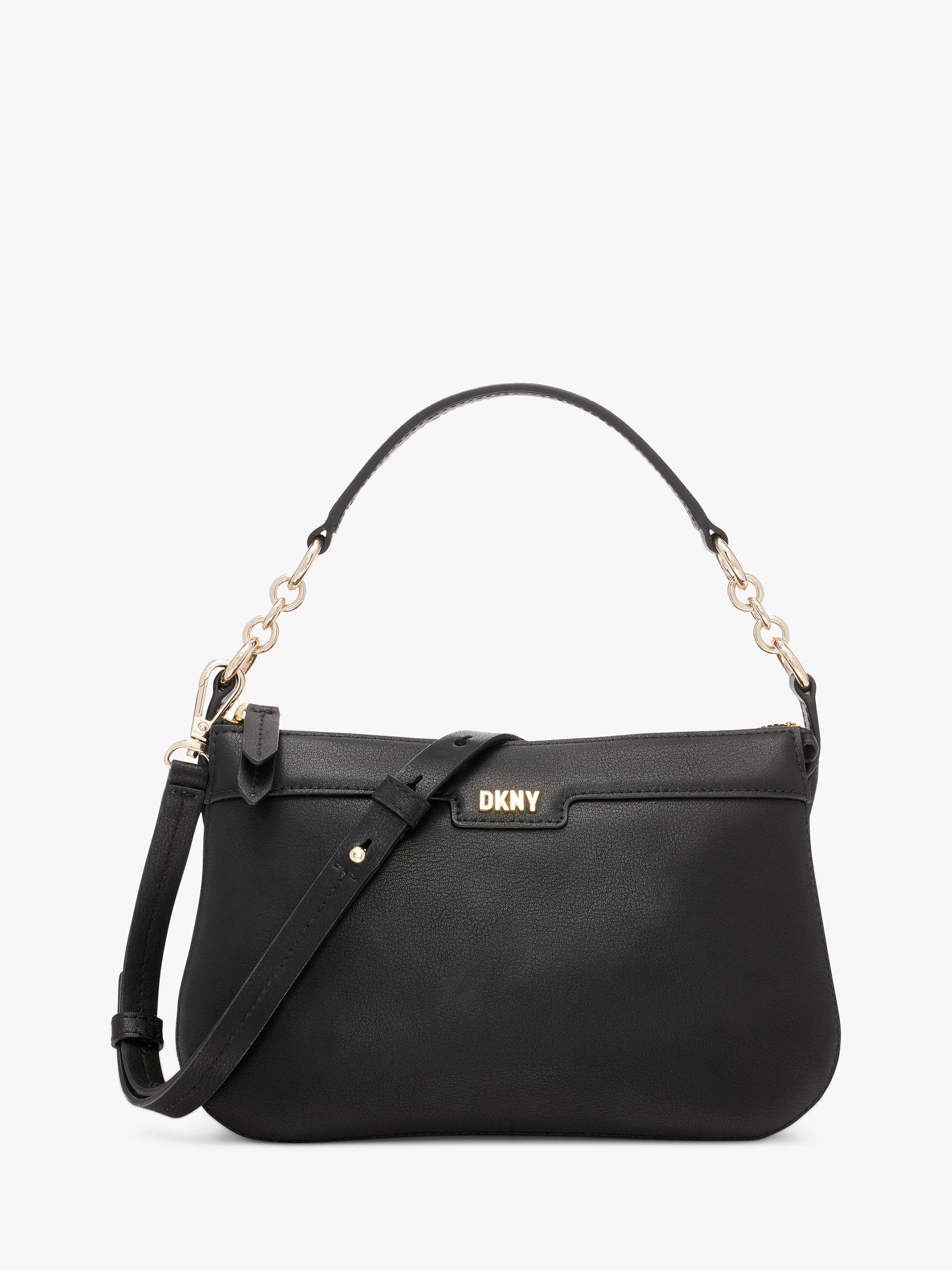 DKNY Gramercy Leather Shoulder Bag, Black