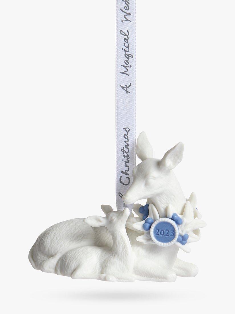 Wedgwood Porcelain Baby's First Christmas Ornament 2023