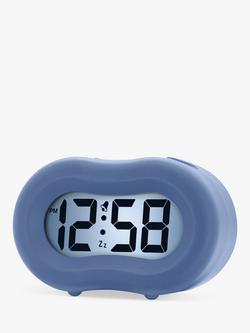 Acctim Nash Smartlite Soft-Touch Case Digital LCD Alarm Clock - view 2, Blue