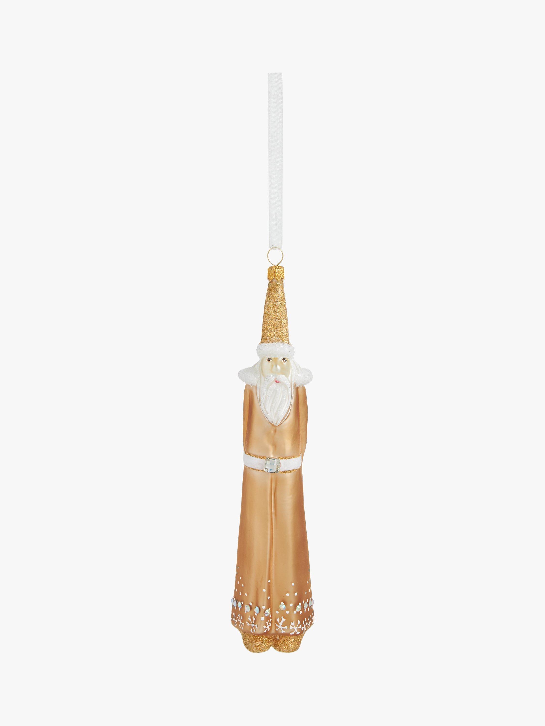John Lewis Winter Fairytale Wizard Santa Bauble