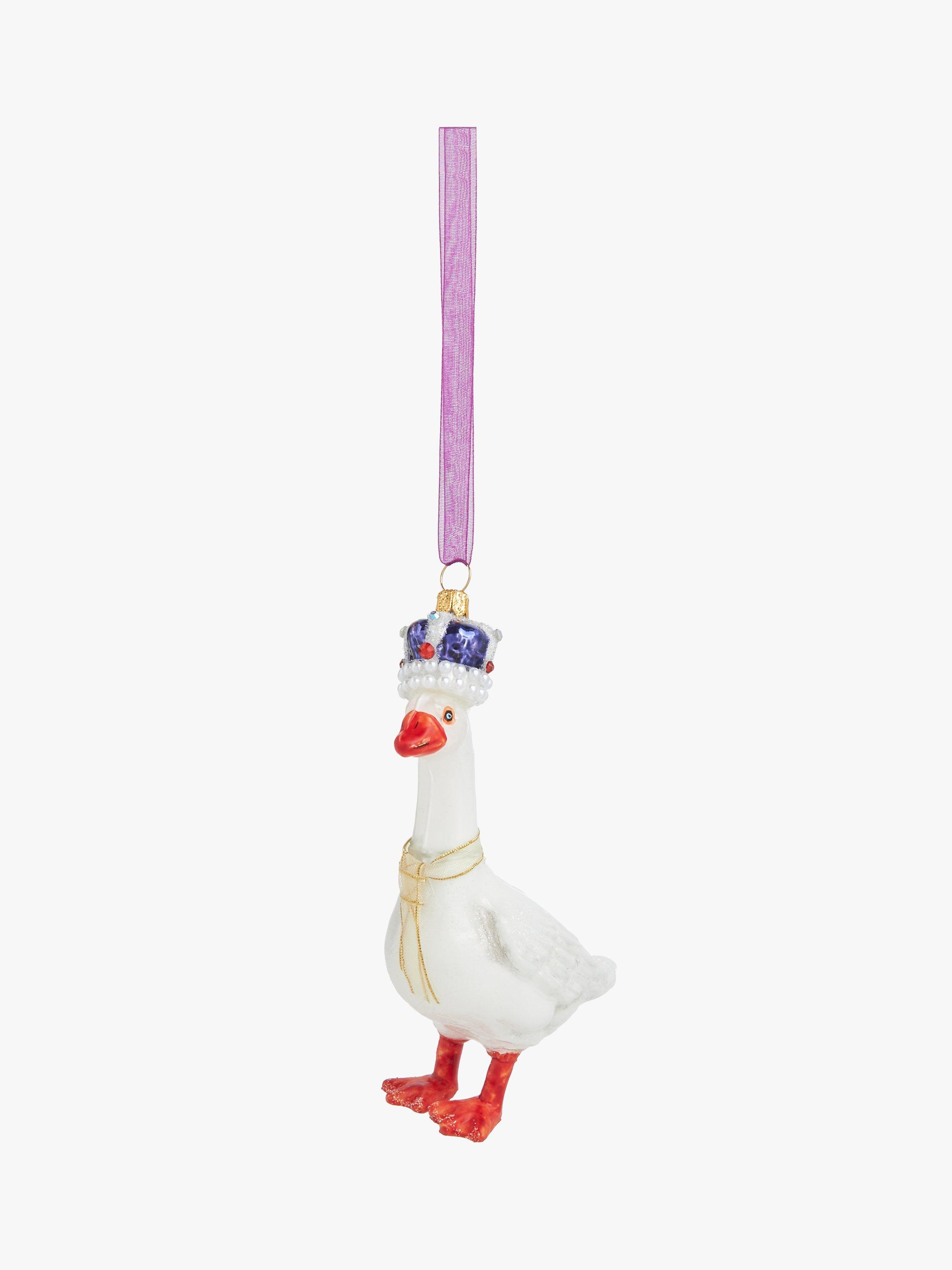 John Lewis Royal Fairytale Crowned Goose Bauble