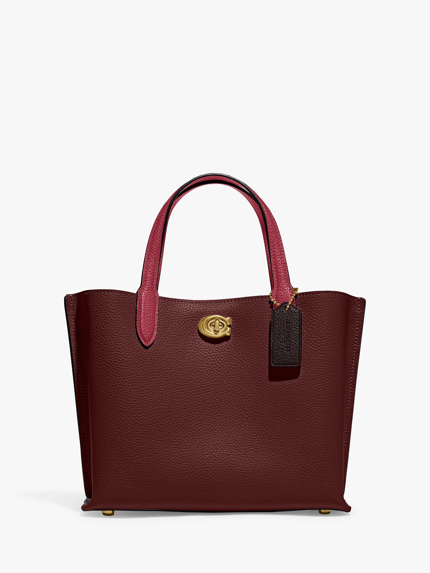 Coach Willow 24 Leather Tote Bag