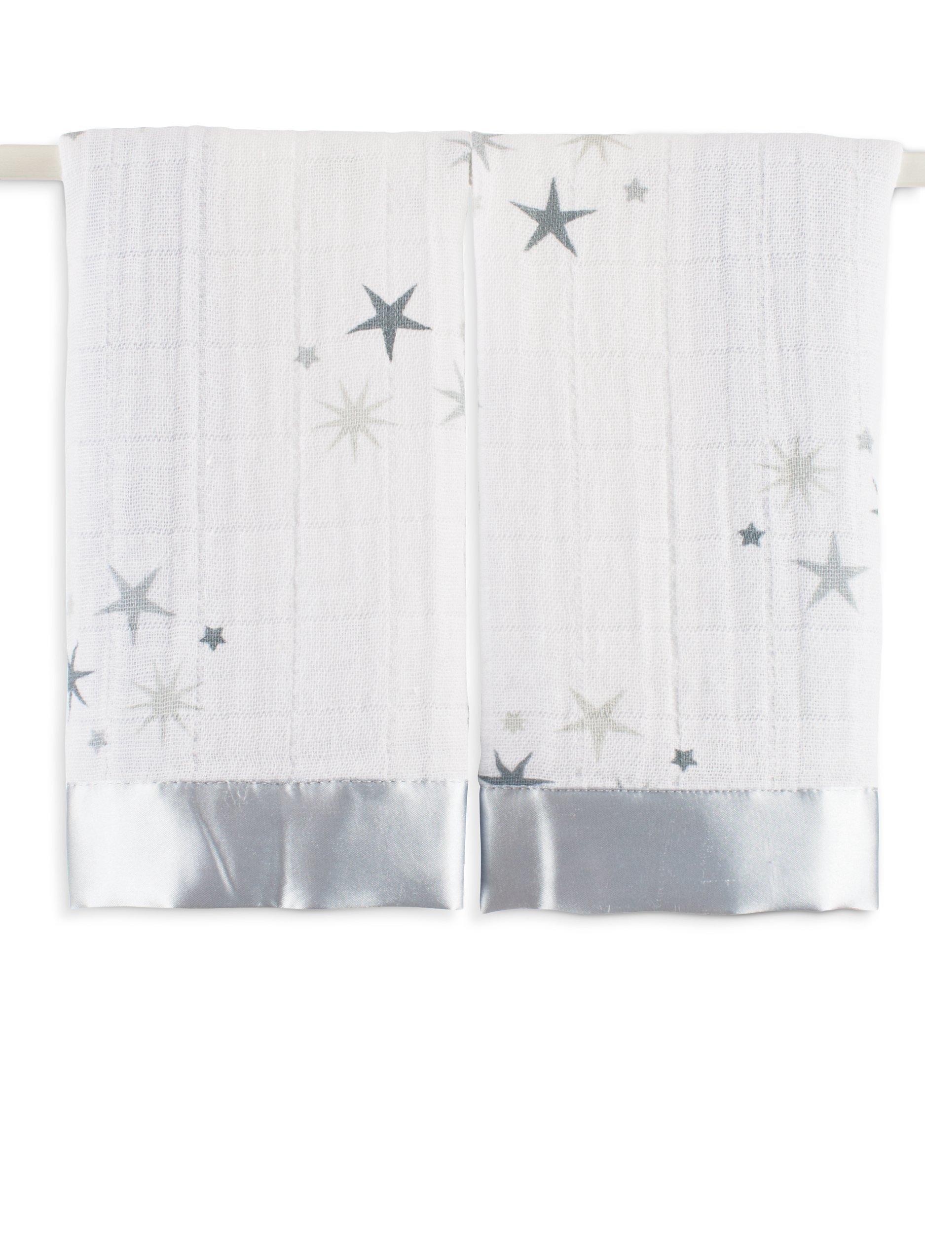 Aden + Anais Issie Muslin Security Blanket, Pack of 2, Twinkle