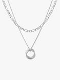 Tutti & Co Cypress Double Layer Pendant Necklace