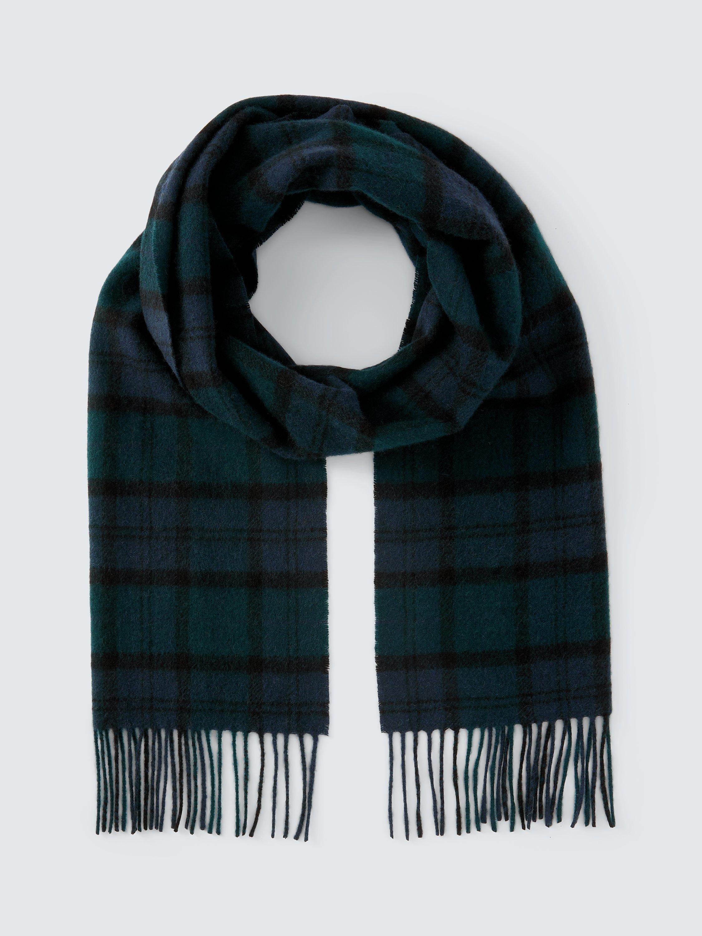 Barbour Tartan Lambswool Scarf Black