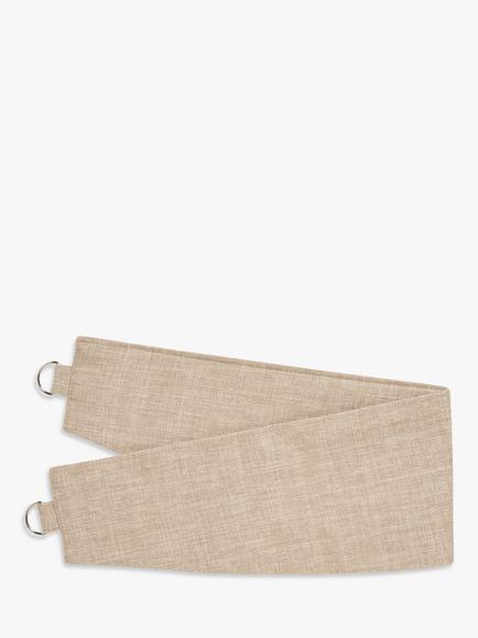 John Lewis Textured Weave Tieback, Pack of 2, Natural