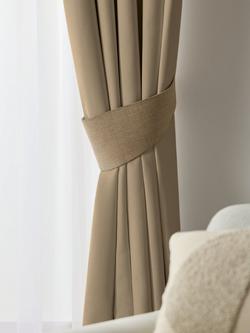 John Lewis Textured Weave Tieback, Pack of 2 - view 2, Natural