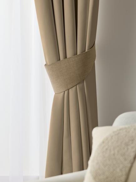 John Lewis Textured Weave Tieback, Pack of 2 - view 2, Natural