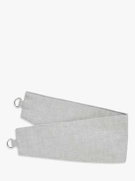 John Lewis Textured Weave Tieback, Pack of 2, Pale Grey