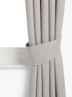 John Lewis Textured Weave Tieback, Pack of 2 - view 2, Pale Grey