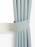 John Lewis Textured Weave Tieback, Pack of 2, Duck Egg