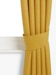 John Lewis Textured Weave Tieback, Pack of 2, Citrine