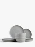 John Lewis Craft Speckle Glaze Dinnerware Set, 12 Piece
