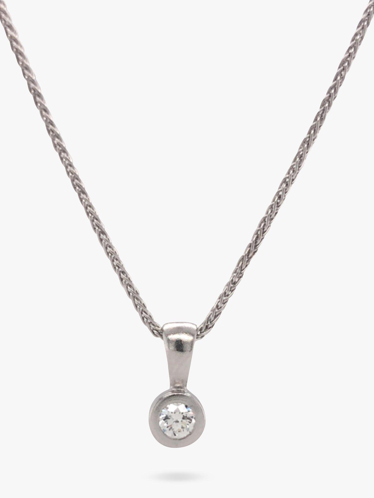 Vintage Fine Jewellery Pre-Loved White Gold and Diamond Necklace