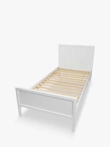 Great Little Trading Co Lulworth Bed Frame, Single, White - view 2, White
