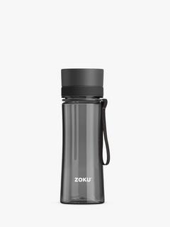 Zoku Leak-Proof Plastic Drinks Bottle, 400ml, Grey