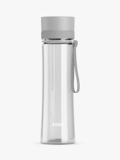 Zoku Leak-Proof Plastic Drinks Bottle, 600ml, Clear
