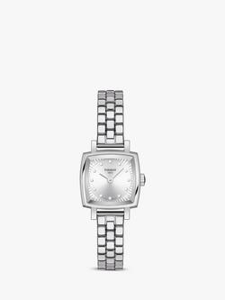 Tissot T0581091103601 Women's Lovely Square Bracelet Strap Watch, Silver, Silver