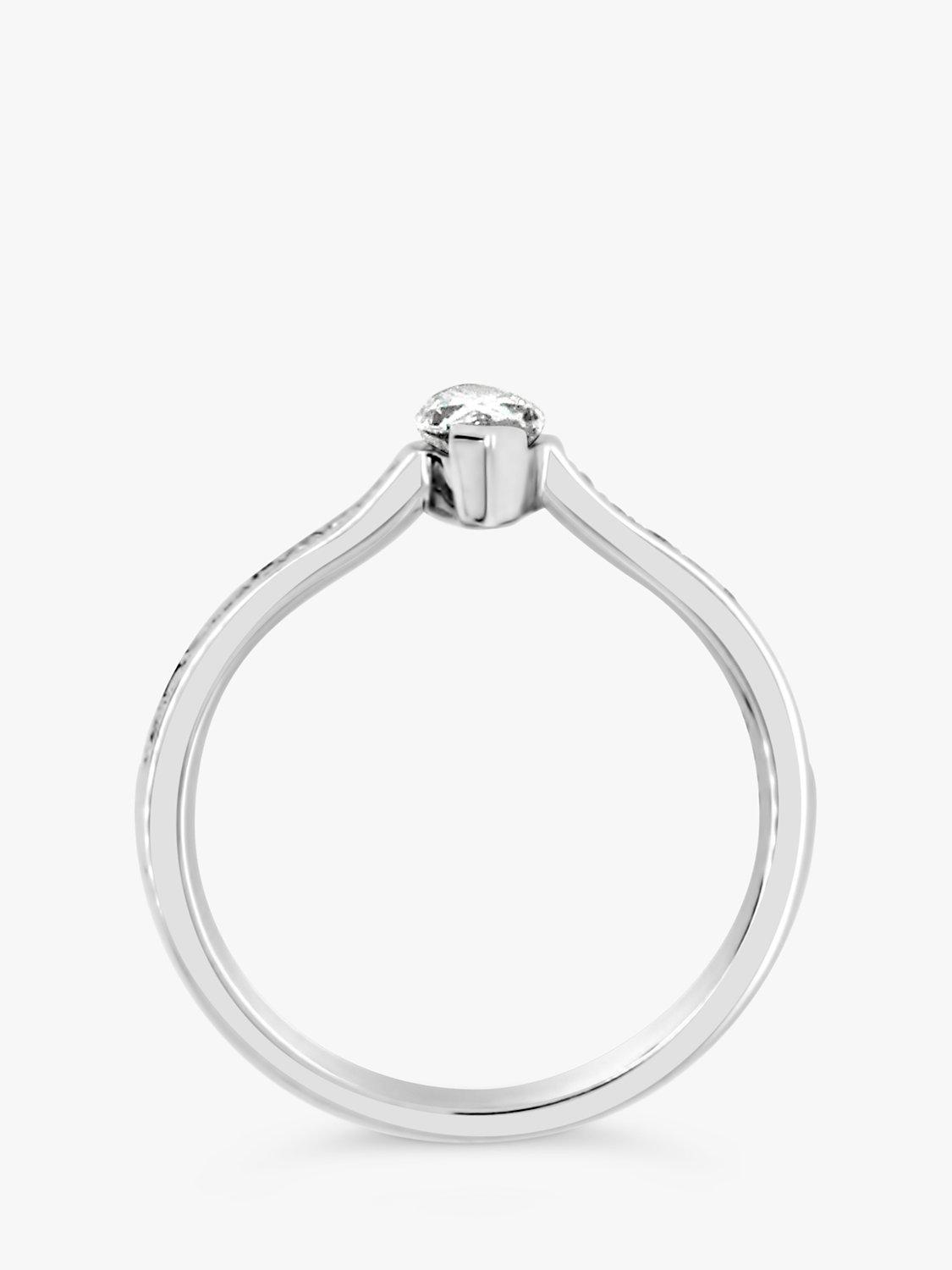 Product image 4 of 5, which shows Milton & Humble Jewellery Pre-Loved Platinum Diamond Engagement Ring