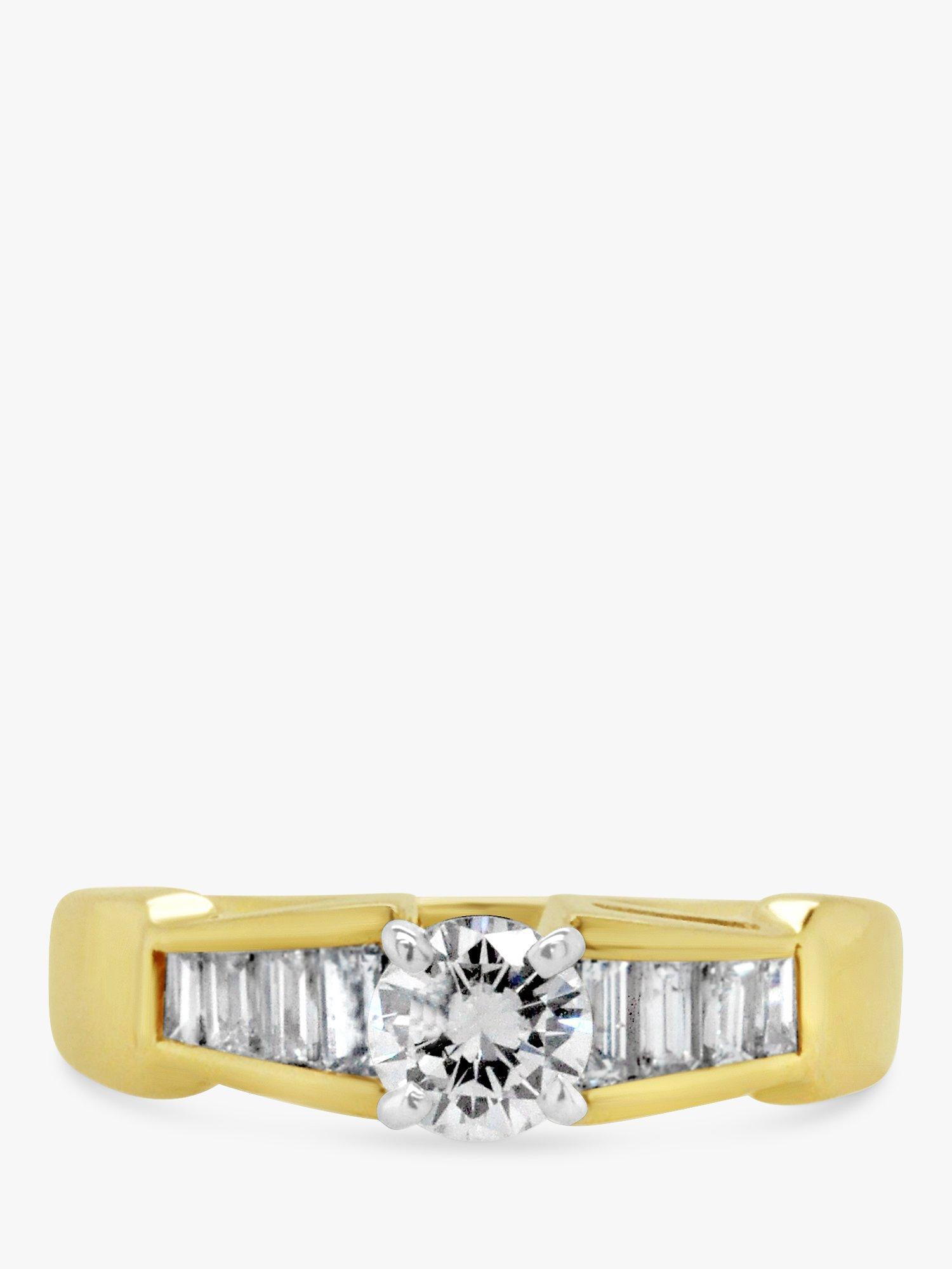 Product image 1 of 5, which shows Milton & Humble Jewellery Pre-Loved 14ct Yellow and White Gold Diamond Ring
