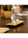 Luminara LED Tealights, Set of 4, Ivory