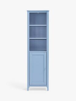 John Lewis Portsman Tallboy Bathroom Storage Cabinet, Blue