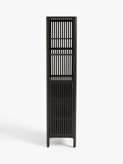 John Lewis Slatted Bathroom Tallboy - view 2, Slate