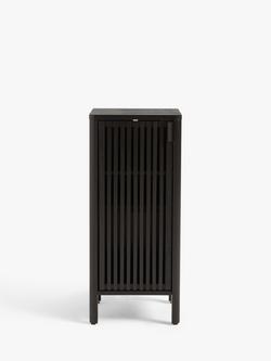 John Lewis Slatted Bathroom Cupboard - view 2, Slate