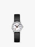 Mondaine Women's Evo 2 Date Vegan Leather Strap Watch