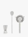 John Lewis Stainless Steel Bar Tool Set, 3 Piece