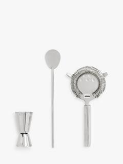 John Lewis Stainless Steel Bar Tool Set, 3 Piece