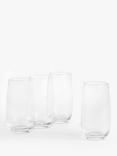 John Lewis Studio Glass Highball, Set of 4, 470ml, Clear