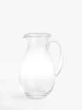 John Lewis Studio Glass Jug, 2.4L, Clear