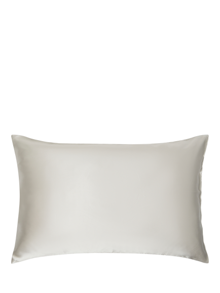 Jasper Conran London Organic Mulberry Silk Standard Pillowcase - view 2, Lunar Rock