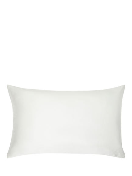 Jasper Conran London Organic Mulberry Silk Standard Pillowcase - view 2, White