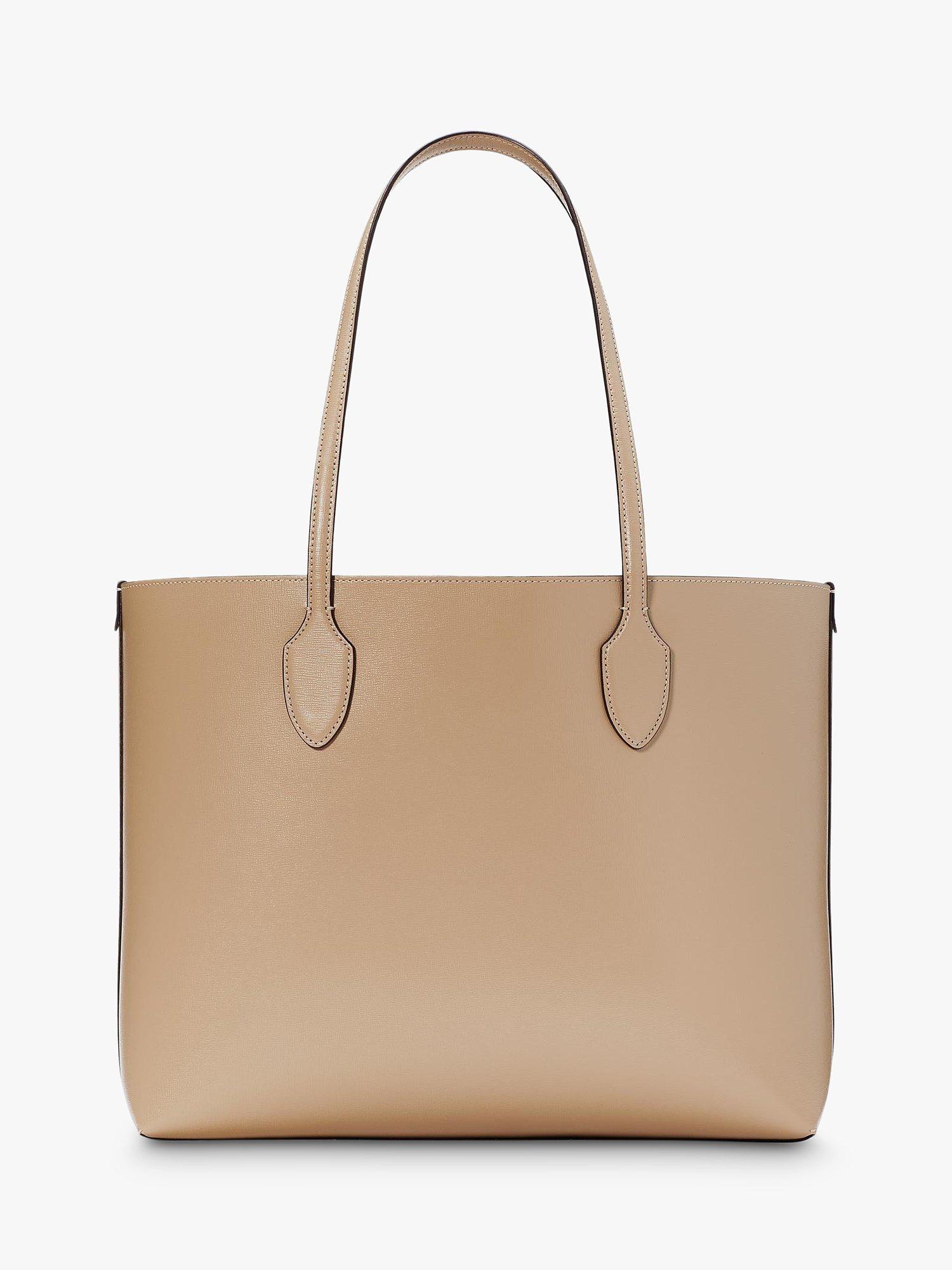 kate spade new york Bleeker Leather Tote Bag Timeless Taupe