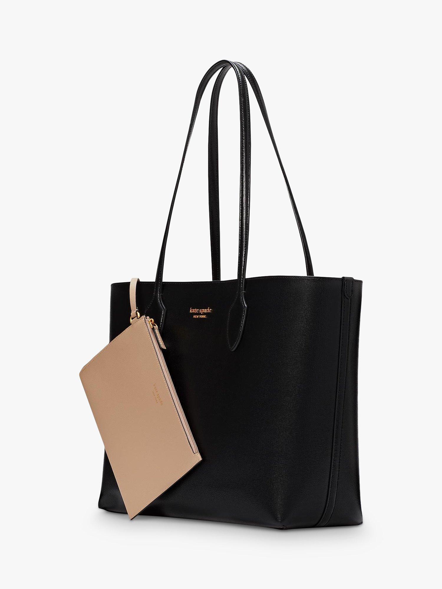 Store Kate Spade Pebble Leather Tote in Black