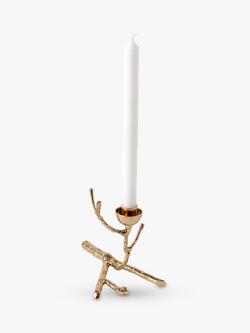 pols potten Twiggy Extra Small Candle Holder Stand, Gold, Gold