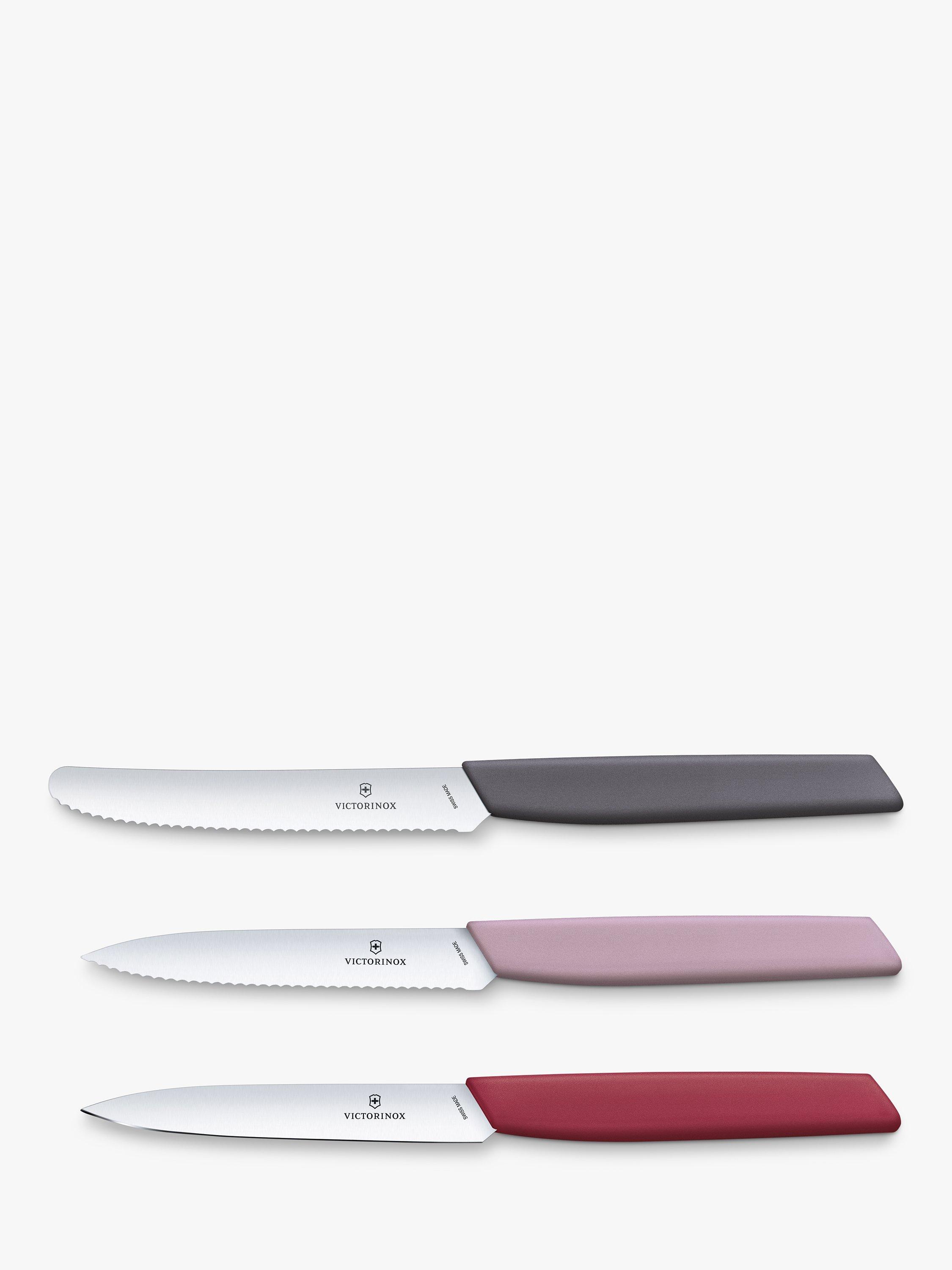 Victorinox Swiss Modern Stainless Steel Paring Knife Set, 3 Piece