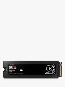 Samsung 990 PRO, PCIe 4.0 m.2 SSD with Heatsink for PS5 & PC, 2TB, Black