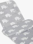 John Lewis Elephant Print Fleece Footmuff