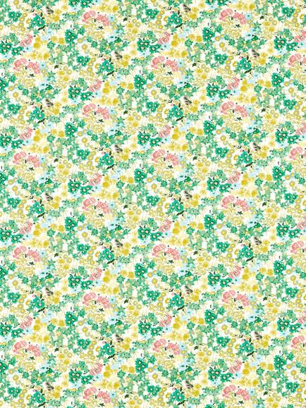 Harlequin x Sophie Robinson Wildflower Meadow Made to Measure Curtains or Roman Blind, Rose/Emerald/Peridot, Rose/Emerald/Peridot
