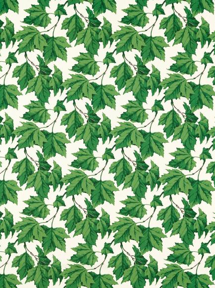 Harlequin x Sophie Robinson Dappled Leaf Made to Measure Curtains or Roman Blind, Emerald, Emerald