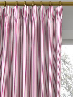 Harlequin x Sophie Robinson Ribbon Stripe Made to Measure Curtains or Roman Blind, Spinel - view 2, Spinel