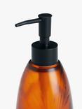 John Lewis Soap Dispenser, Brown Amber