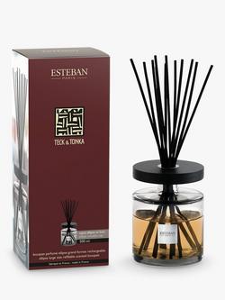 Esteban XL Teck & Tonka Reed Diffuser, 500ml, Black