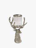 Culinary Concepts Stag Head Antler Lantern, Nickel