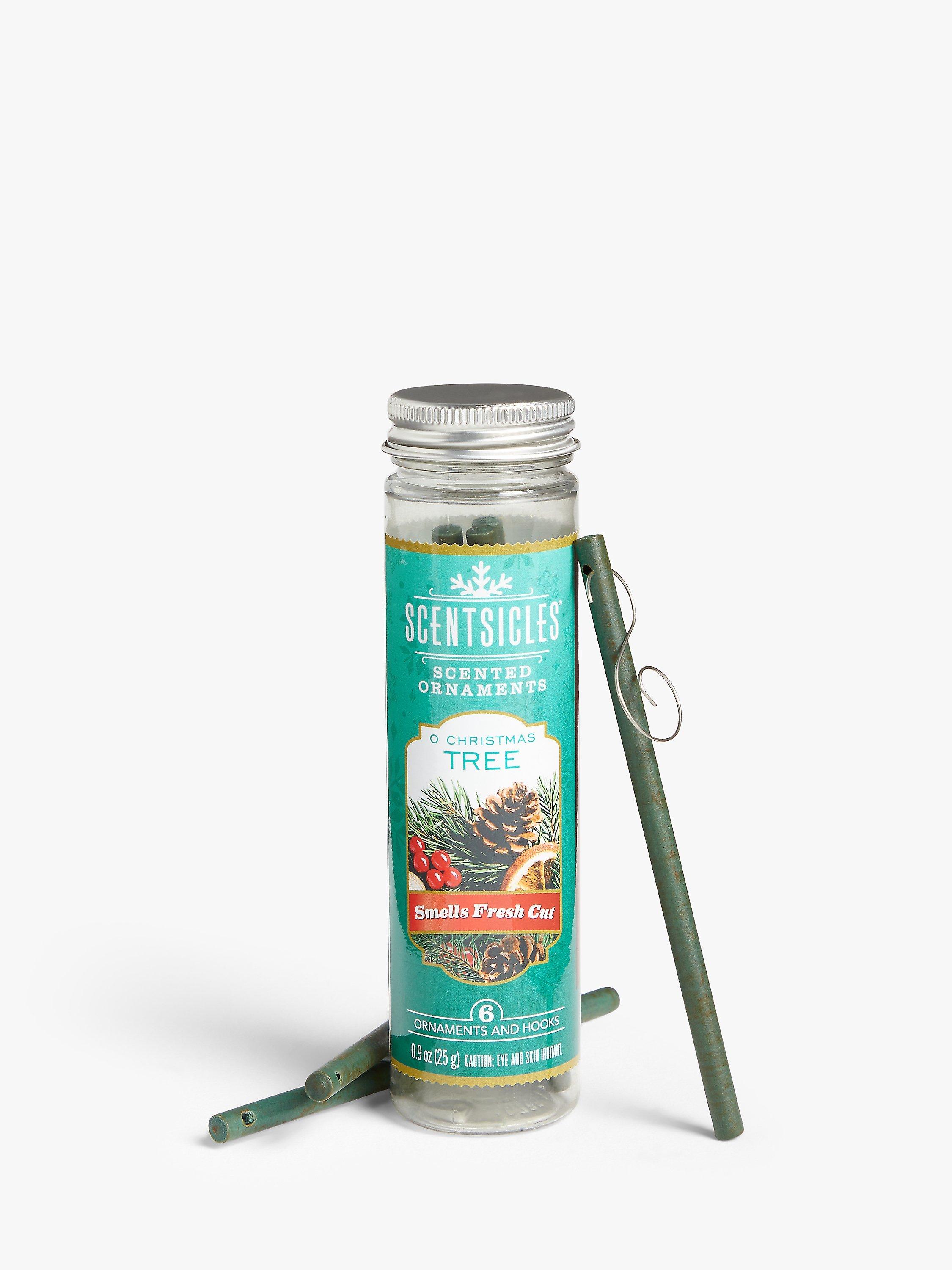 ScentSicles O Christmas Tree Scented Tree Decorations, Jar of 6